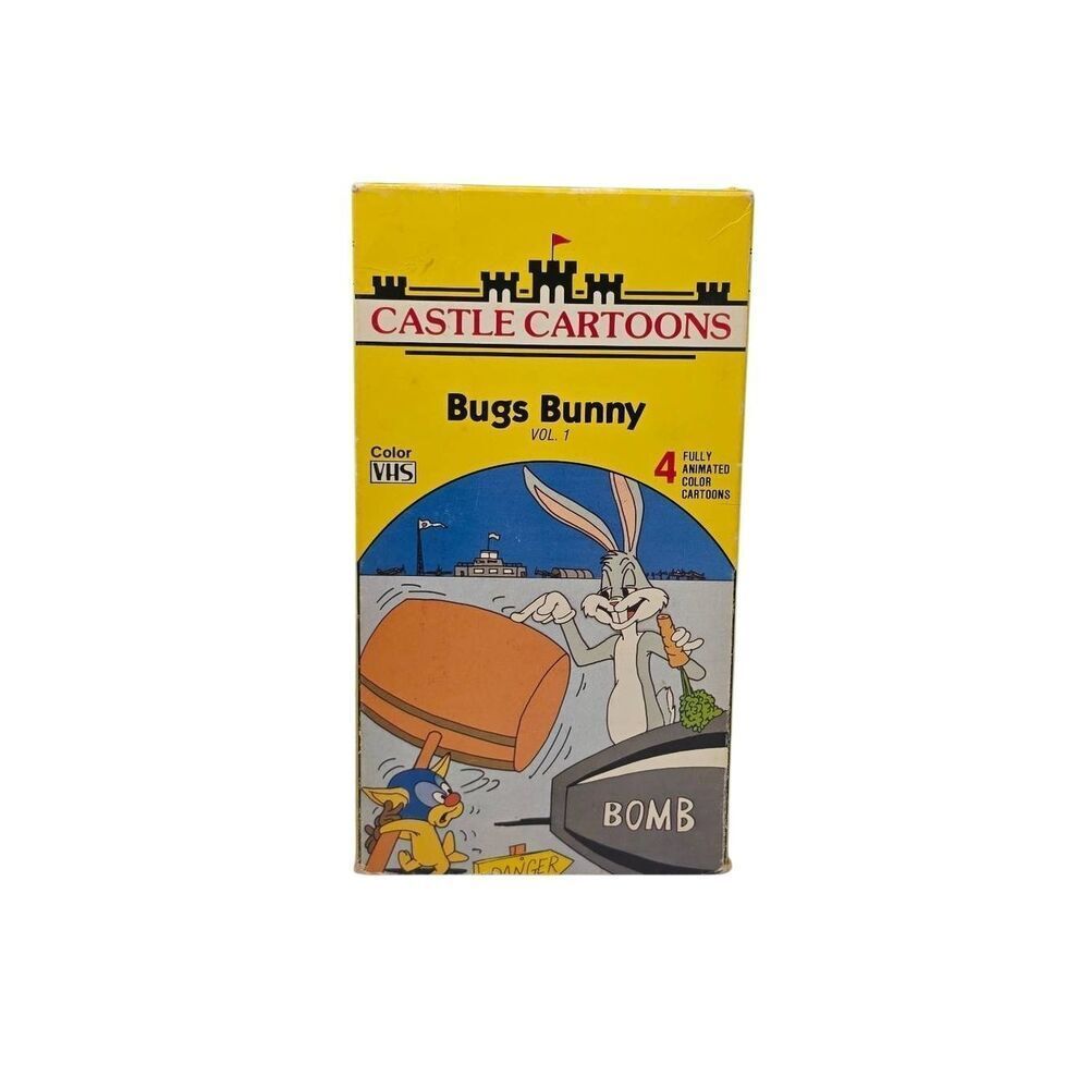 Bugs Bunny Vol. 1 • Castle Cartoons 1987 VHS Tape